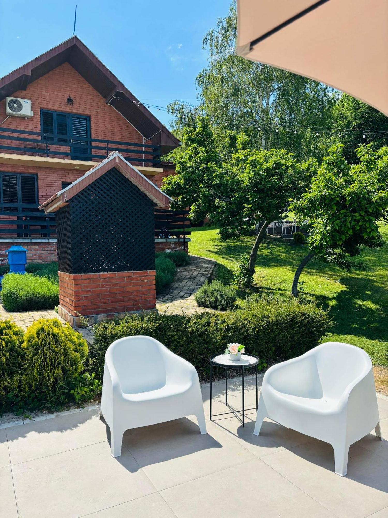 Villa Fruska Pool House Sremska Kamenica Exterior foto